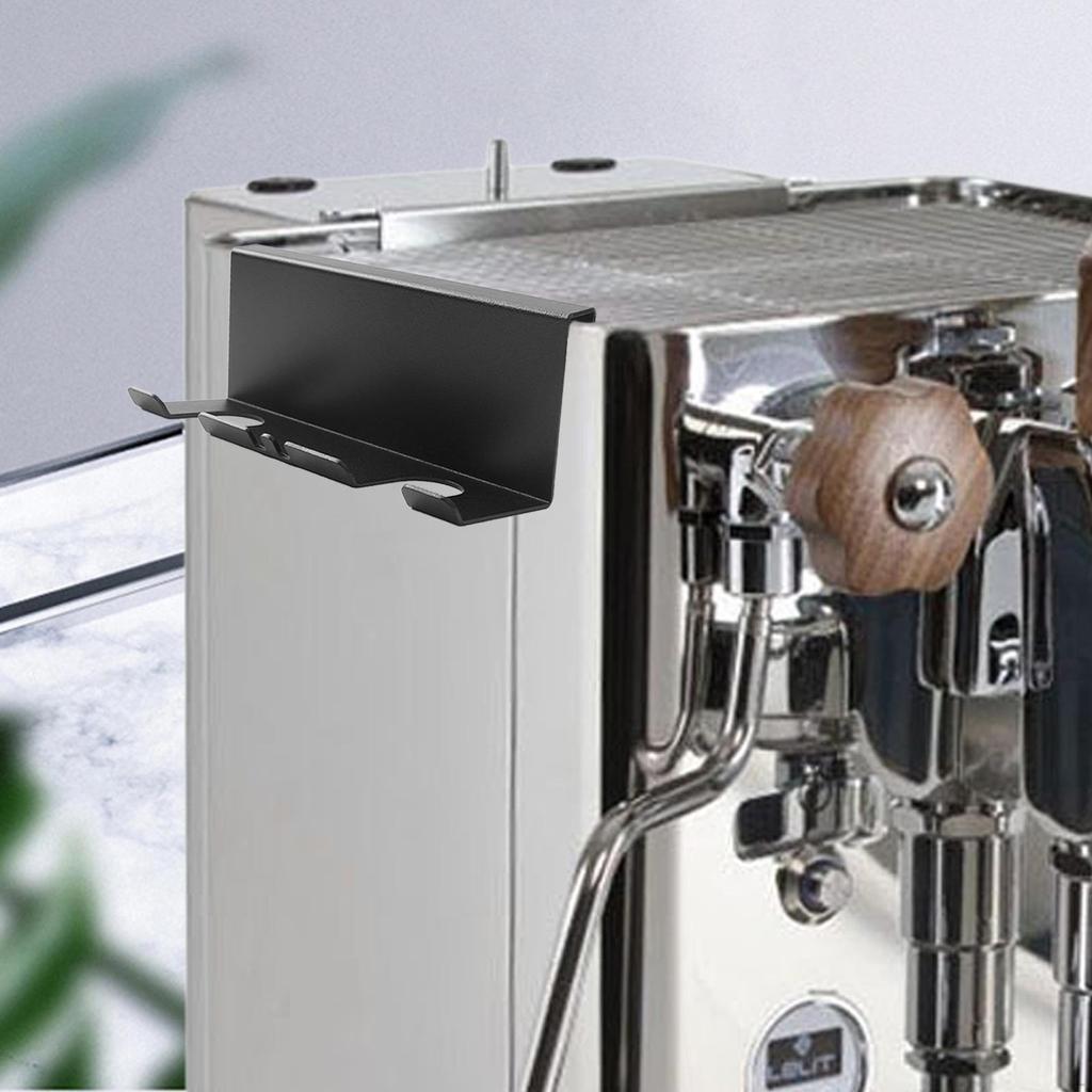 Coffee Filter Holder Stand, Bottom & Bottomless Handle Bracket, Espresso Machine Hanger