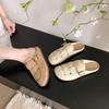 Half Slippers Lazy One Pedal Cool Slippers Summer New Hollow Bag Head Slippers Women Wear Cool Slippers