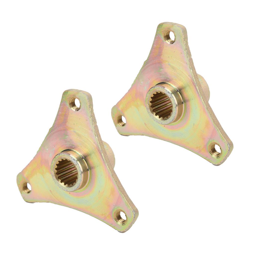 2 ШТ. Шлицевая ступица задней оси колеса, 3 шпильки, 17 зубьев, замена для квадроцикла, внедорожника, квадроцикла 50 куб. см - 110 куб. см