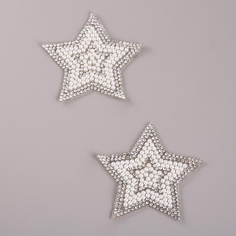 Лучшие нашивки Звездные мотивы Утюг на Сердце Горячая корона исправить Стразы Нашивки Кристалл Одежда Обувь Одежда Женщины Свадьба