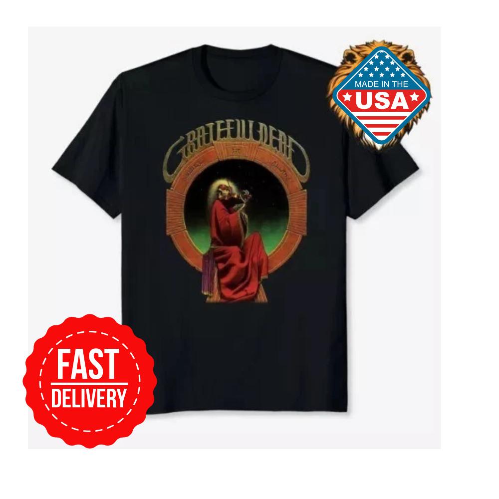 Blues for Allah Ретро 80-х Подарок Унисекс Футболка Размеры от S до 5XL Футболка Grateful Dead Унисекс Футболка