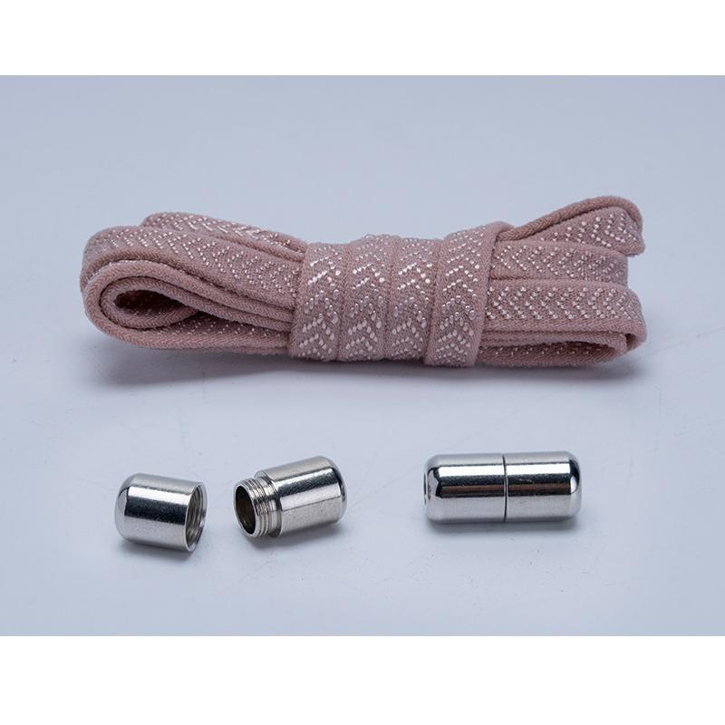 Шнурки без завязывания, Детская автоматическая пряжка для обуви, Без завязывания, Эластичная, Металлическая магнитная пряжка-капсула