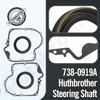 Huthbrother 2* Pack 697110 Crankcase Gasket & 795387 2* pack Oil Seal Compatible With BS