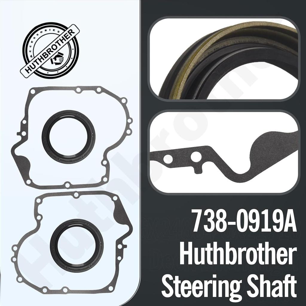 Huthbrother 2* Pack 697110 Crankcase Gasket & 795387 2* pack Oil Seal Compatible With BS