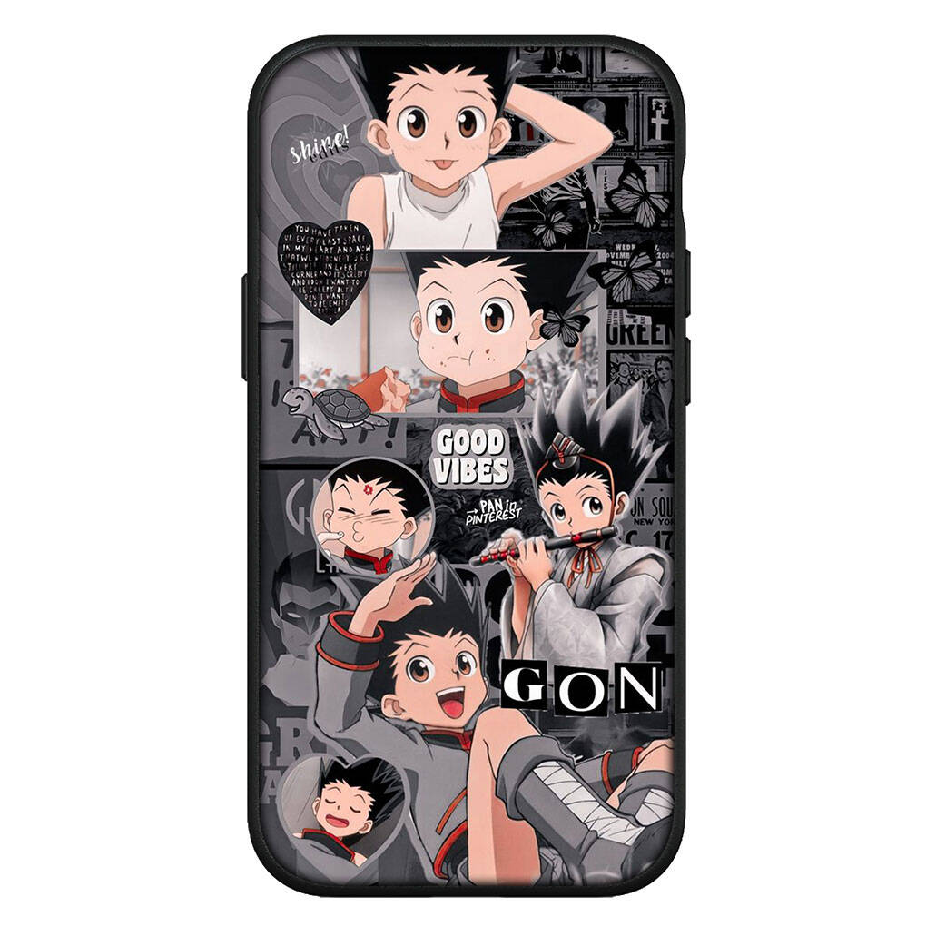 for Samsung Galaxy S25 S24 S23 iPhone 17 16 15 Xiaomi Redmi Note 14 13 12 11 Plus Pro Max XR Case Gon Freecss Hunter X Hunter Killua OPPO Huawei Cover