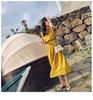 Summer 2023 Women's Korean Style Chiffon Over-the-Knee Fairy French Dress