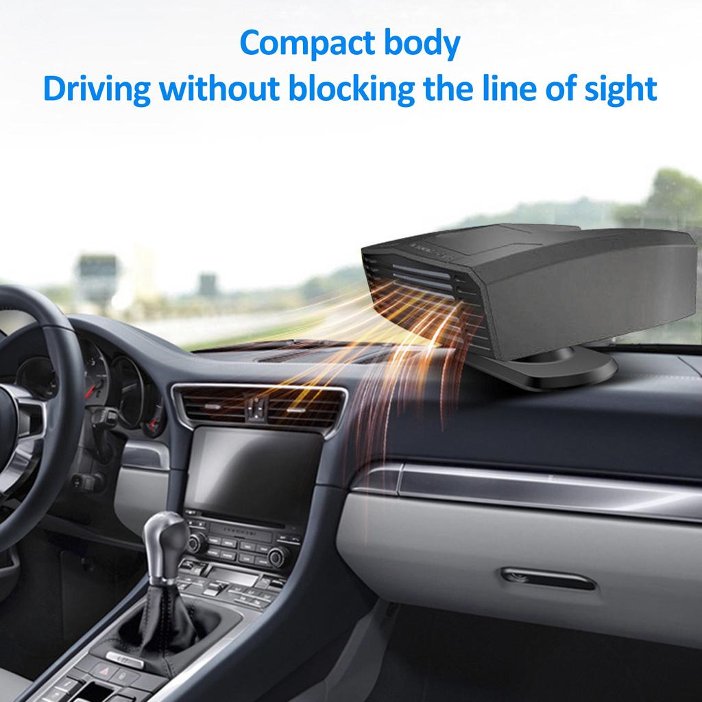 24V Car Heater Portable Car Heater Large Power Winter Defroster 2 In 1 Heating & Cooling with