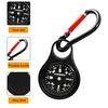 Pocket Compass Keychain Zinc Alloy Camping Hiking Mountaineering Orienteering Compass Waterproof Mini