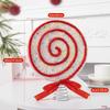 Spring Base Christmas Tree Topper Candy Themed Lightweight Candy Ornament Assorted Shapes Star Ornament 7