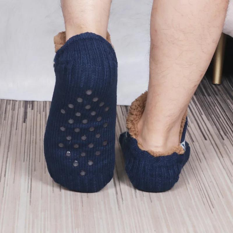 Fall and Winter Floor Socks Home Warm Women Men Socks Snow Socks Sleep Carpet Socks Slippers Socks Men Non-slip Yoga Socks