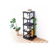 Tenma Shoe Rack, Easy To Assemble and Space-saving for Your Entryway. Five-tier Shoe Rack, Slim Design That Can Also Store Umbrellas. [Easy Assembly]