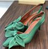 2022 новые женские модные туфли на высоком каблуке, пикантные и удобные туфли на тонком высоком каблуке с острым бантом
