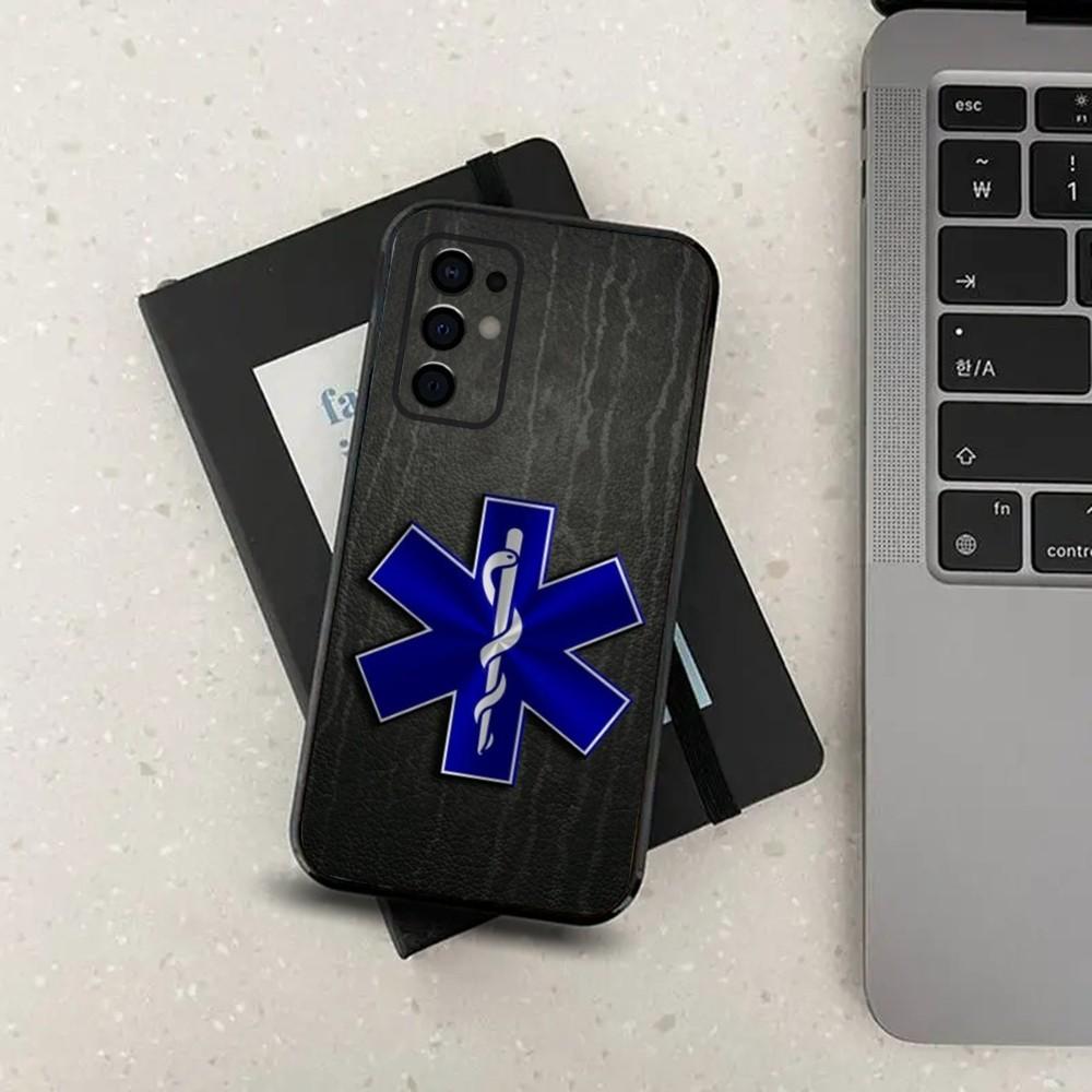 Чехол для телефона EMT EMS Скорая помощь Для Samsung S24,S21,S22,S23,S30,Ultra,S20,Plus,Fe,Lite,Note,10,9,5G Черный Мягкий чехол