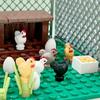 Moc Animals Building Blocks City Farm Chicken Coop Hen House Blocks Diy Toys For Children Boys Girls Birthday Gifts Kids Toys