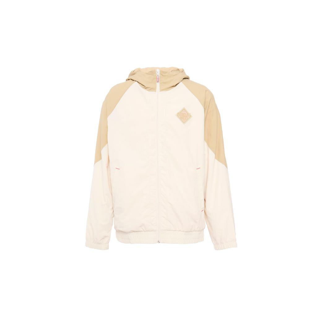 Adidas Neo Colorblock Loose Woven Casual Sports Jacket Unisex Pure White IQ1577