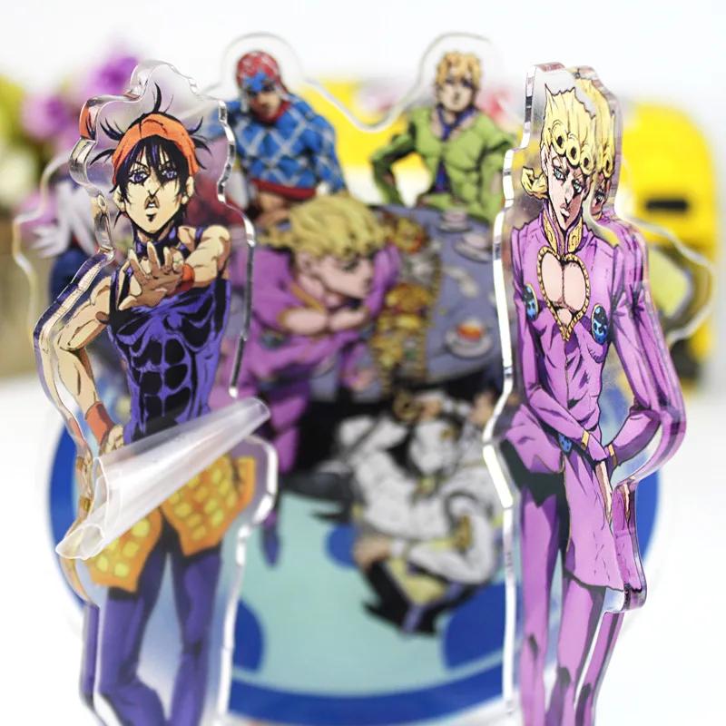 Высококачественный Акриловый Стенд Персонажа из Аниме JOJO's Bizarre Adventure Золотой Ветер Фигурка-Дисплей Дропшиппинг Аниме Мерч