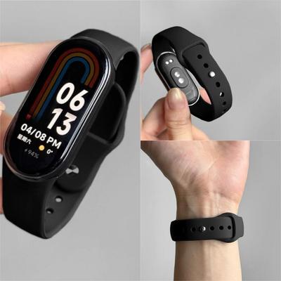 Силиконовый ремешок для Xiaomi Mi Band 10 9 8 Sport Смарт-часы Наручный браслет Band10 Band9 Band8 Аксессуары для браслета