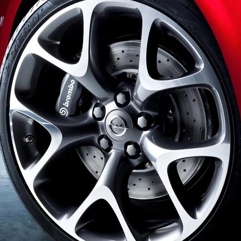4pc 54/58/64mm Car wheel hub cover, wheel center hub cover badge For Opel Astra H G J Insignia Mokka Zafira Corsa Vectra C D