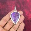 Ювелирные изделия из пурпурита, кулон из стерлингового серебра 925 пробы, ювелирные изделия ручной работы с драгоценными камнями, подарки для жены, абсолютно новый кулон