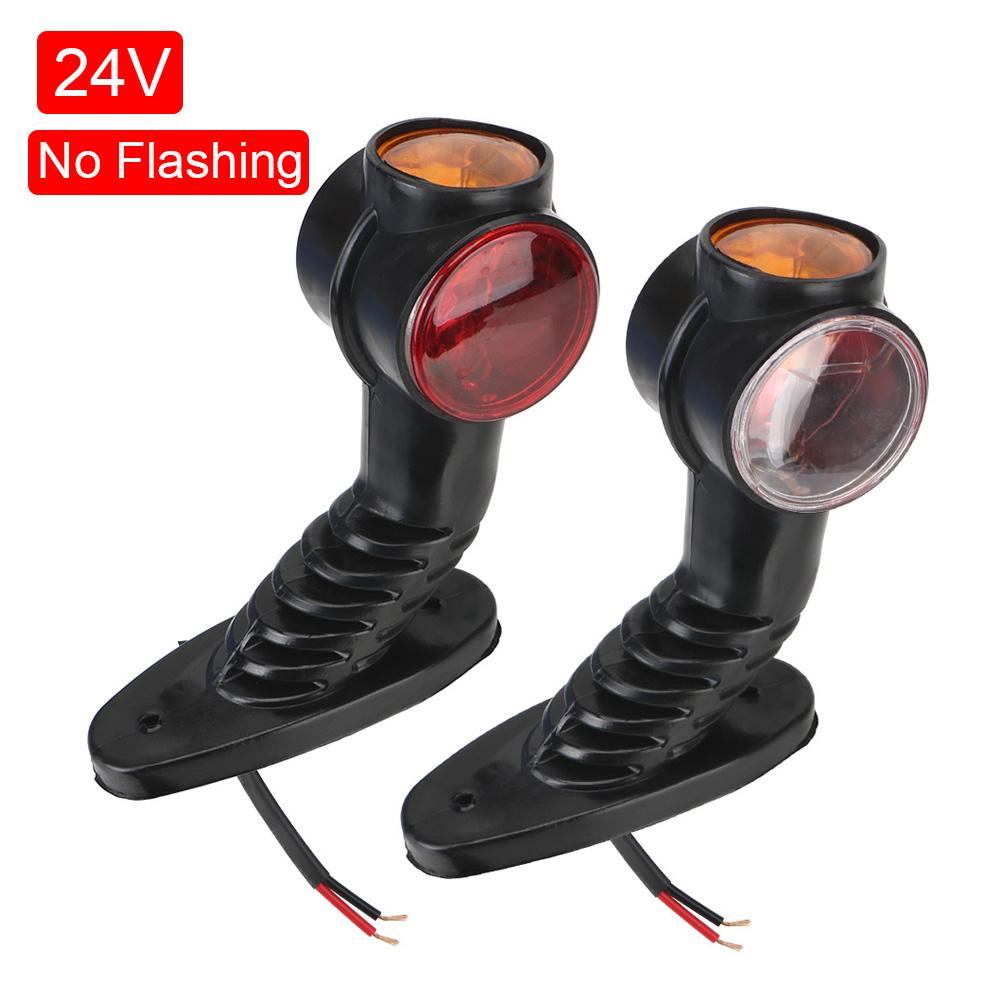 12V 24V Truck Lights Flashing Taillights Turn Signal Lamps LED Rear Side Marker Blinker DRL Brake Indicator Trailer Accessories
