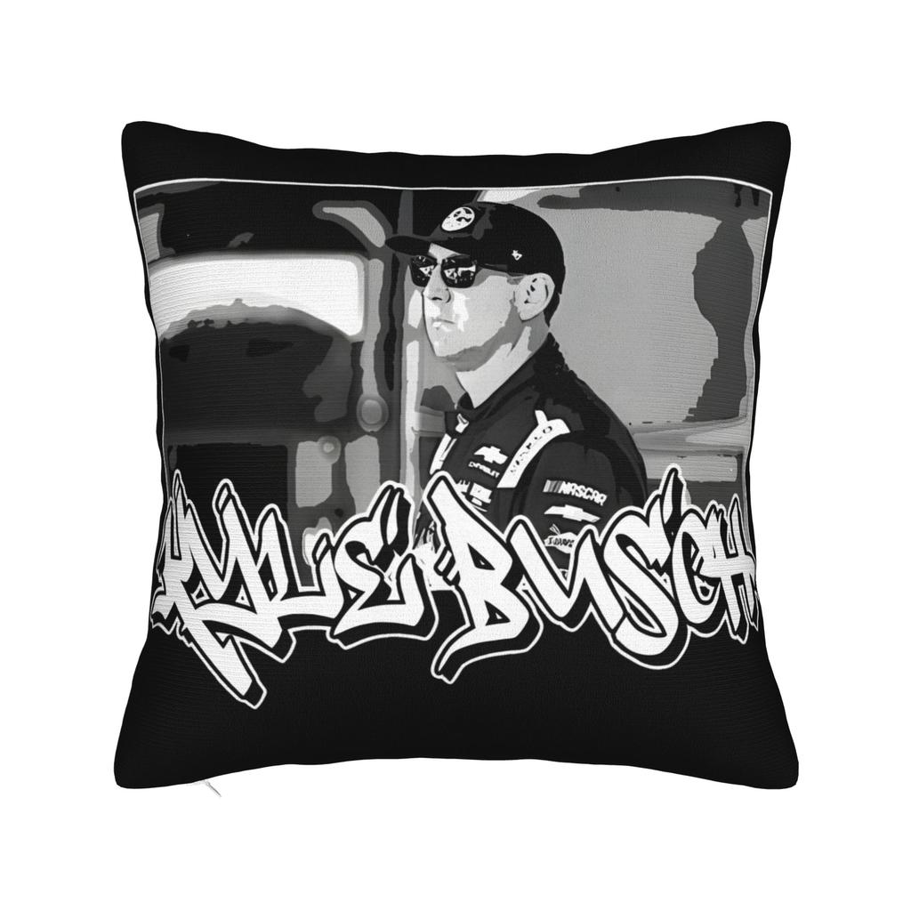 Decorative Pillow Covers Kyle Busch Merch Home Throw Pillow Case Cover Square Multiple Sizes