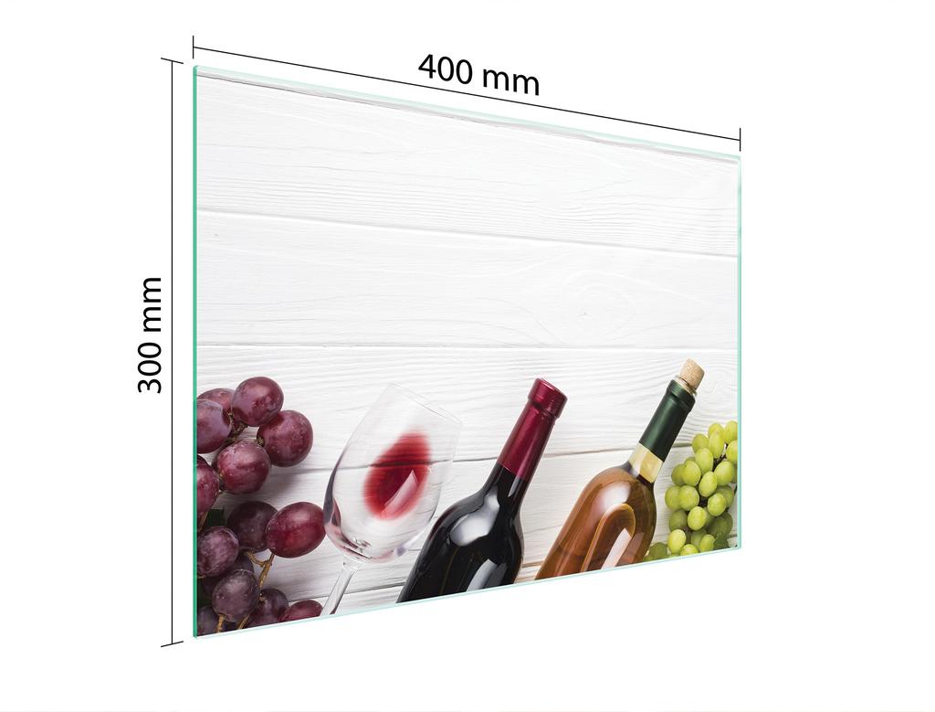 SZKLANA DESKA DO KROJENIA 40x30 WINO