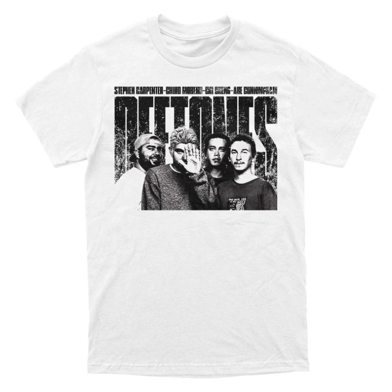 Альтернативный метал - Экспериментальный рок-бэнд Deftones - Американская ретро-повседневная хлопковая футболка с коротким рукавом