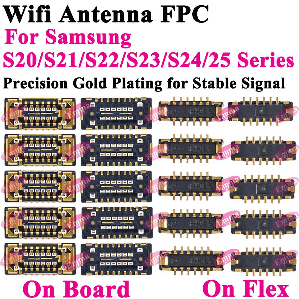 WiFi Антенна FPC Коннектор На плате Гибкий Для Samsung S22 S21 Ultra S20 Plus S20U S22P S23 S24 S25 S22U S23U S24U S25U S901 G998
