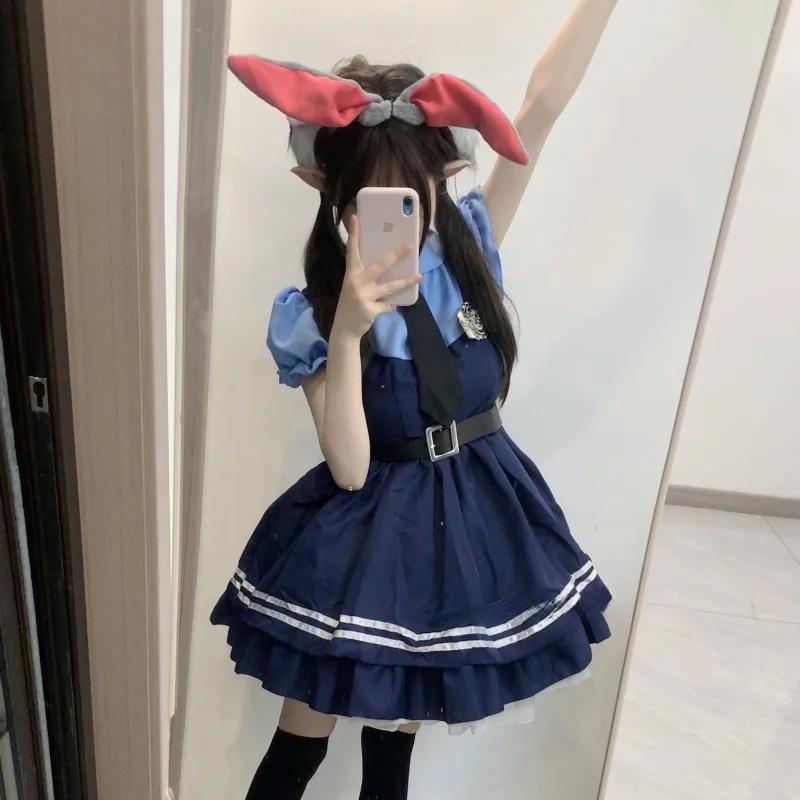 Японские Кавайные Аниме Костюмы Кролика Женские Love Live Косплей Анимационное Шоу Сладкая Лолита Кролик Ролевая Игра Вечеринка Сценическая Одежда