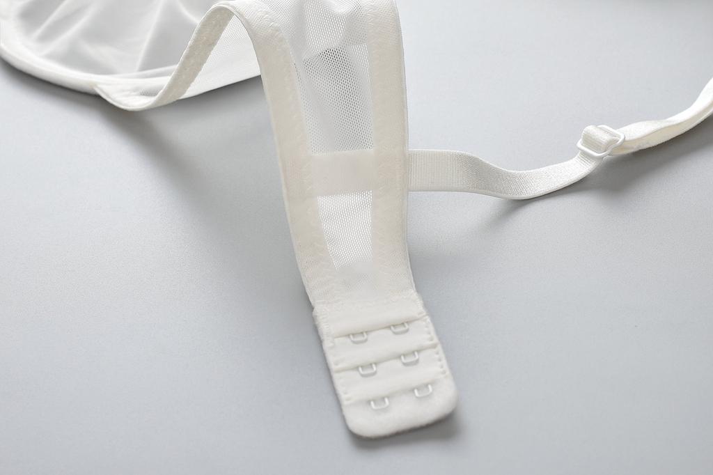 Varsbaby Прозрачный бюстгальтер Сексуальное тонкое нижнее белье Женский просвечивающий бюстгальтер, Комплект, (V279TS_34C_Белый)