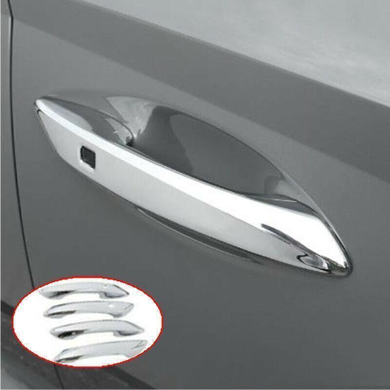 For Hyundai Sonata 2020-2023 Chrome ABS Exterior Side Door Handle Cover Trim 4PC