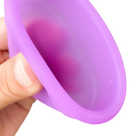 Period Cup Non-slip Prevent Gynecological Diseases No Side Effects Foldable Design Washable Physical Leakproof Reusable Women Period Menstruation