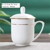 Jingdezhen Blue and White Porcelain Mug 500ml Chinese Dragon with Lid for Office Tea and Coffee