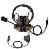 Военные наушники стандартные 7,1 мм штекер защитные наушники с U94 PTT для Motorola GP338