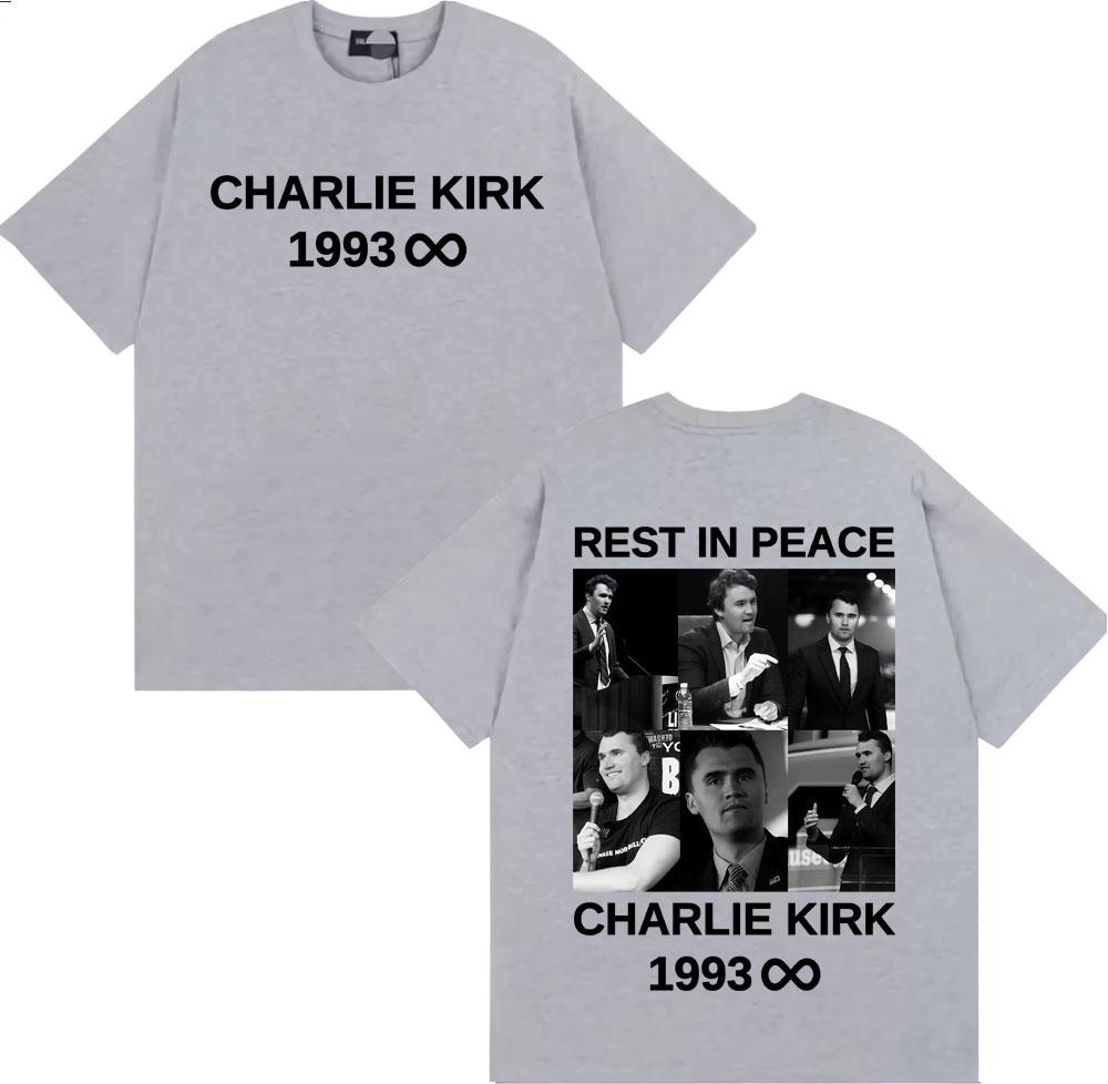 Rest in Peace Charlie Kirk Graphic Tshirts Men Women Fashion Casual 100 Cotton Tee Shirt Harajuku Classic Short Sleeve T Shirt
