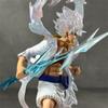 One Piece Luffy Sun God Nika Gear 5 Action Figure With Lightning Effect Collectible Model