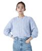Nano Universe Tulle Mohair Knit Pullover Be Paired with Other Size F Women's (Can Items) (110), Blue, 669-5122304