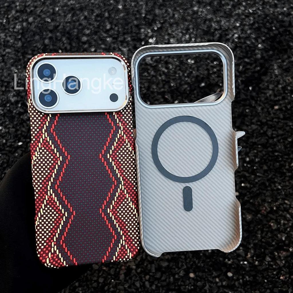 Кевларовый магнитный чехол для iPhone 17 Pro Max - Apple 16 Закат Восход Премиум 15