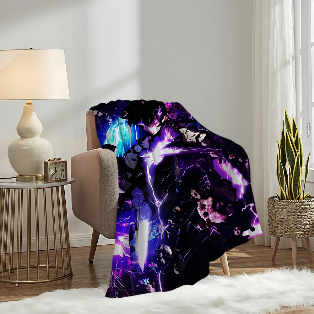 Аниме Одеяло Сон Джин-у Плюшевое Для Сна Диван Коврик для Гостиной S-Solo L-Leveling Комната Офис Спальня День рождения Дом Путешествия Детские Подарки