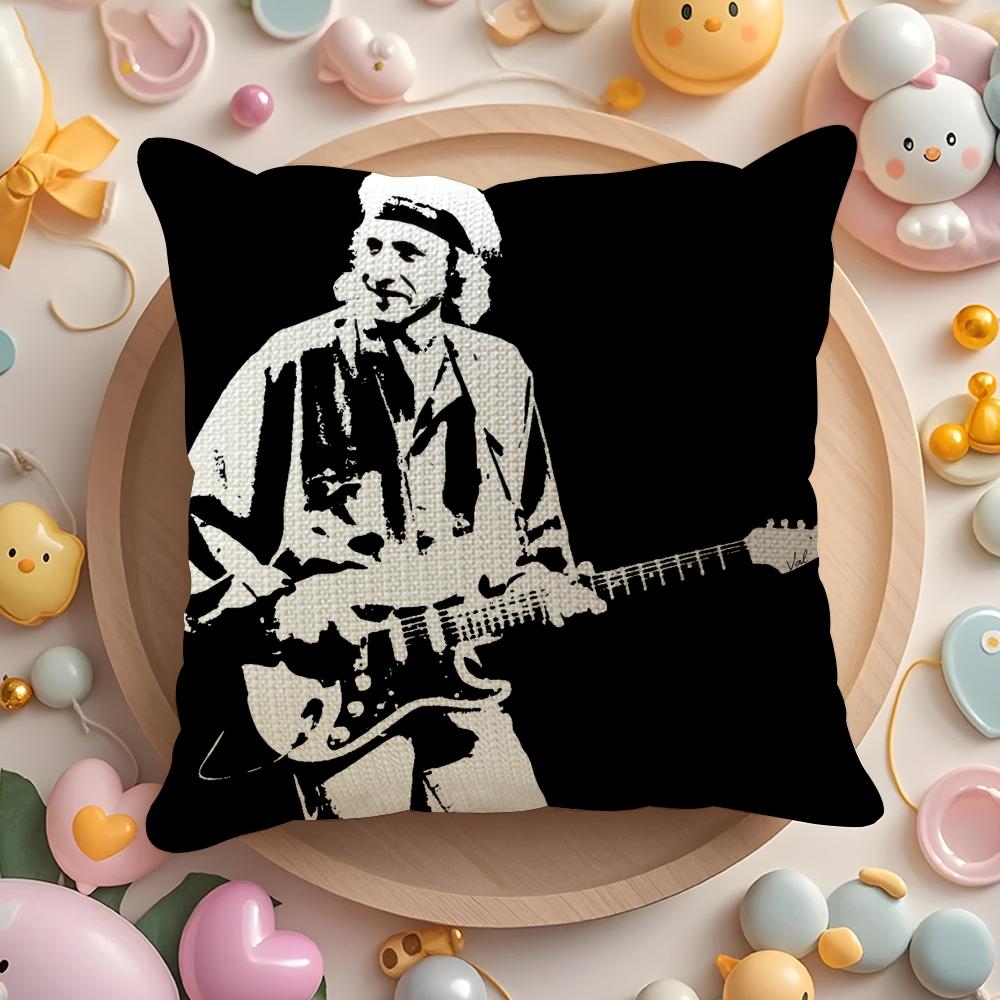 DDire Straits Rock Singer Pillow Case Pattern Printed Pillowcase For Living Room Sofa Cushion Cover  Bedroom Decor