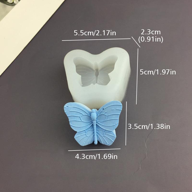 1 шт. Сахарная бабочка, самодельная свеча, мыло, бабочка, цветок, инструменты для изготовления форм, 6 стилей