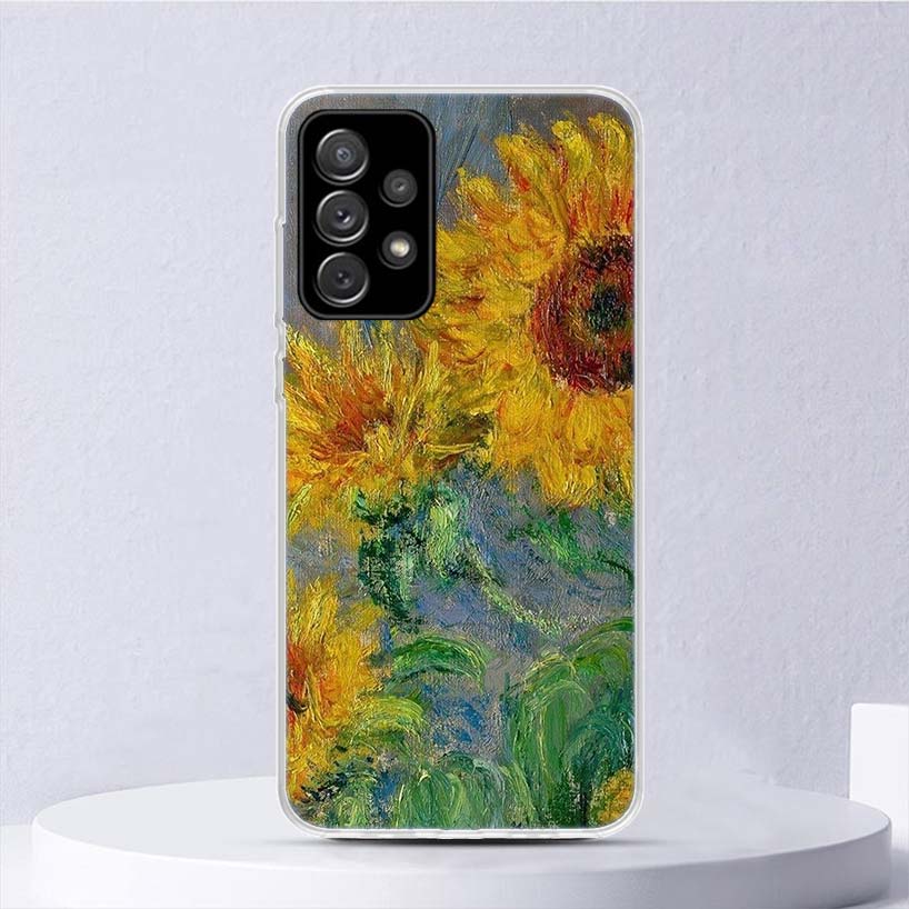 Van Gogh Oil Art Painting Soft Case For Samsung Galaxy A51 A71 A50 A70 A21S Phone Cover A30 A20E A10 A31 A41 A6 A7 A8 A9 Shell C