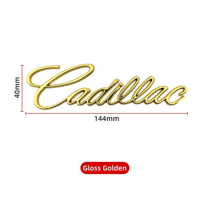 3D Metal Letter Car Tail Sticker Fender Side Trunk Badge For Cadillac ATS BLS AS29 CTS EXT SLR SRX STS XT4 XTS XT6 Escalade Deville