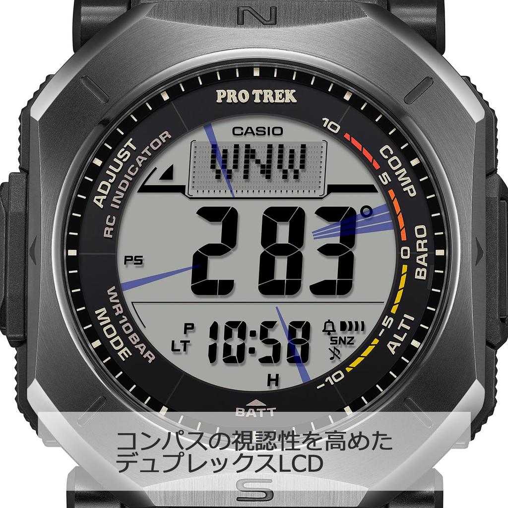 CASIO PRO TREK PRW-69Y-1JF Tough Solar Multi-Band 6 Мужские часы для треккинга Черные 100M WR