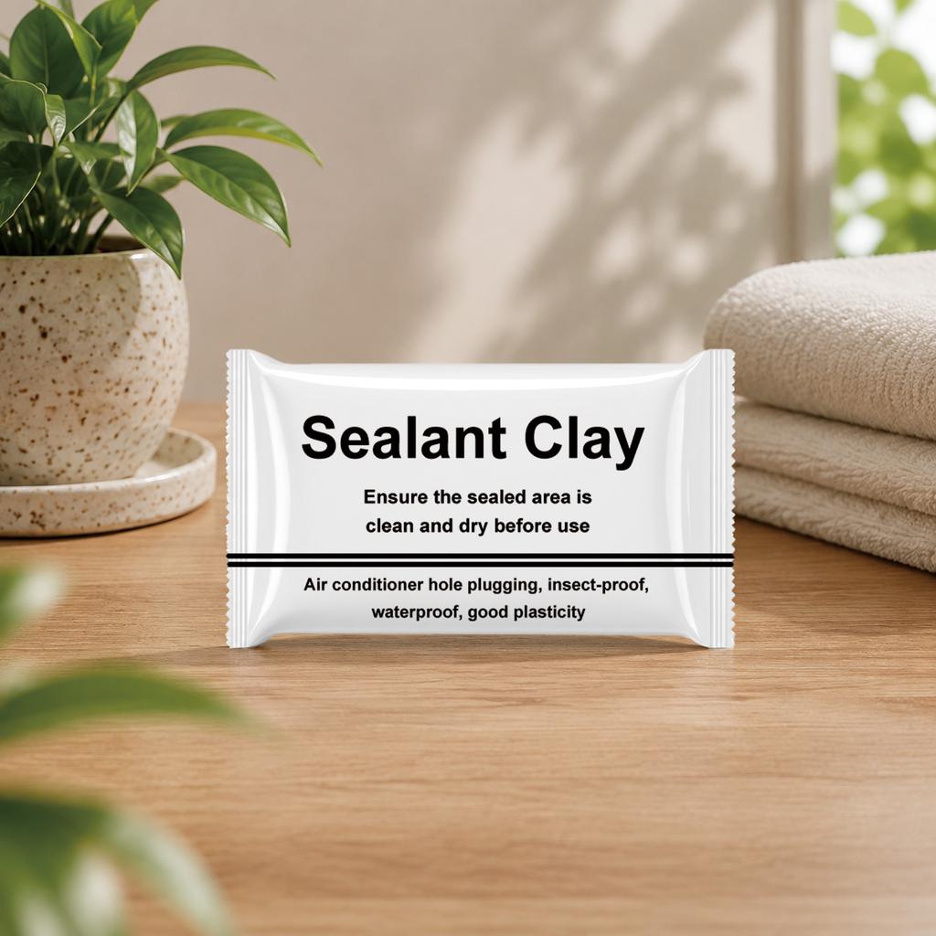 Sealing clay is flexible and moldable, provides moisture and dust protection, suitable for multiple scenarios, comes in individual packaging