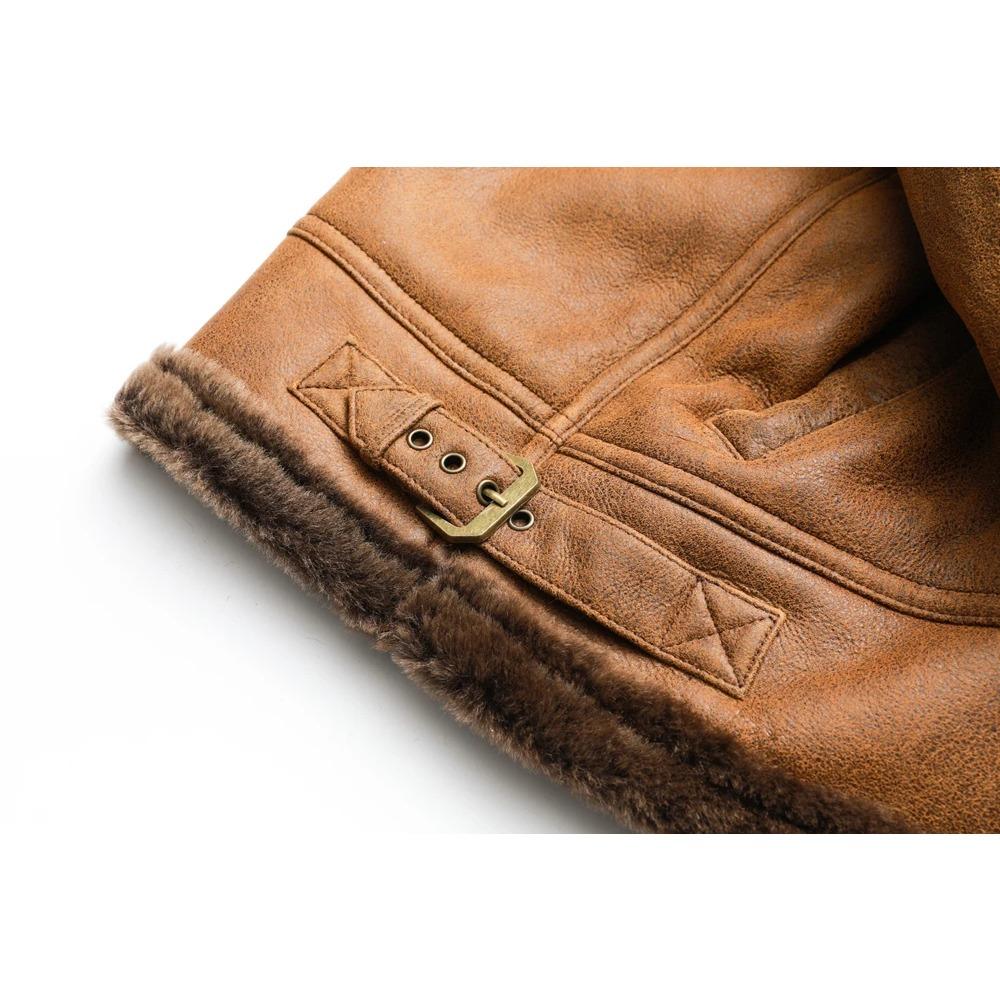 Китайский размер супер качество дубленка мужская мягкая теплая 100% натуральная меховая шуба зимняя мужская кожаная одежда