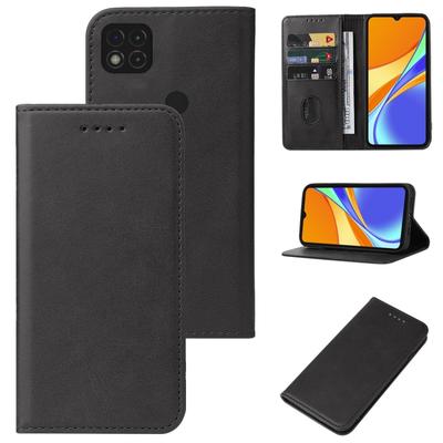 Кожаный чехол-книжка с магнитной застежкой для Xiaomi Redmi 9C NFC