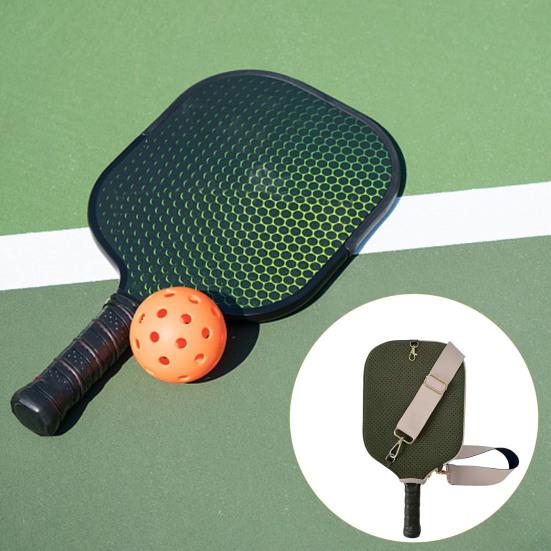 Чехол для ракетки Pickleball из неопрена, чехол для ракетки Pickleball, защитная сумка для ракетки Pickleball с плечевым ремнем и карманом для хранения