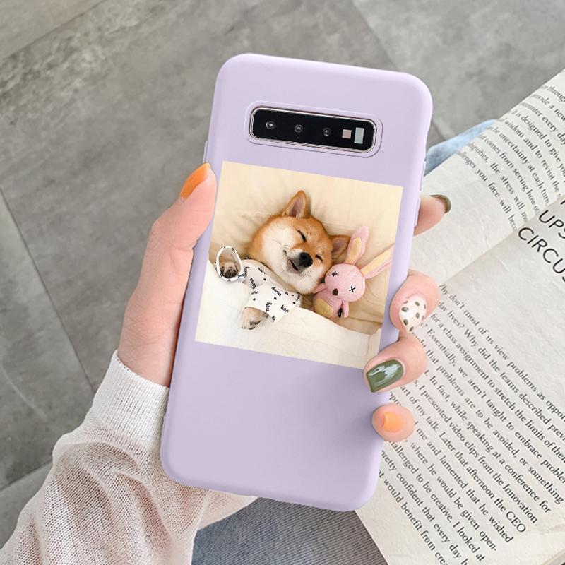 Чехол для Samsung Galaxy S10 Plus S 10 S10E Чехол Цветок Лист Сердце Мягкий Силикон Fundas для Samsung S10 S10e Модный Чехол Оболочка