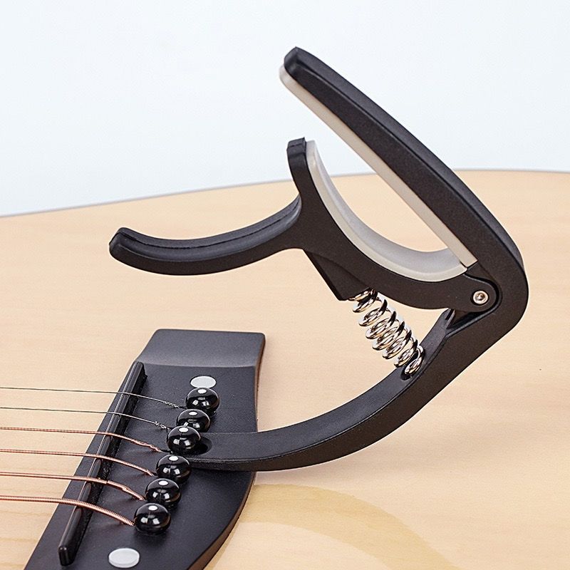 Guitar Capo with Independent Packaging, 2-in-1 Plastic Capo for Electric and Classical Guitars, Guitar Accessories